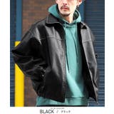 ブラック | レザージャケット メンズ ブルゾン | LUXSTYLE