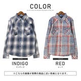 長袖シャツ メンズ チェック | LUXSTYLE | 詳細画像2