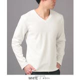ホワイト | ロンT メンズ 長袖Tシャツ | LUXSTYLE