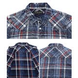 7分袖シャツ メンズ チェック柄 | LUXSTYLE | 詳細画像9