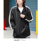 ブラック | スウェット メンズ トラックジャケット | LUXSTYLE