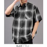 ブラック | 半袖シャツ メンズ チェックシャツ | LUXSTYLE