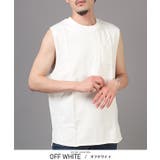 オフホワイト | ノースリーブ メンズ Tシャツ | LUXSTYLE