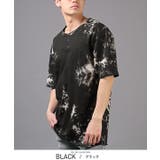 ブラック | バーニングショー 半袖Tシャツ メンズ | LUXSTYLE