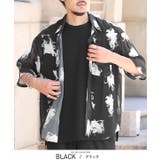 ブラック | 半袖シャツ ブラウス シアーシャツ | LUXSTYLE