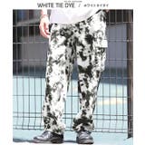 ホワイトタイダイ | カーゴパンツ メンズ ワイドパンツ | LUXSTYLE