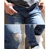 デニムパンツ メンズ ダメージデニム | LUXSTYLE | 詳細画像6
