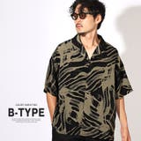 B | 半袖シャツ オープンカラー アロハシャツ | LUXSTYLE