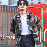 C | 半袖シャツ オープンカラー アロハシャツ | LUXSTYLE