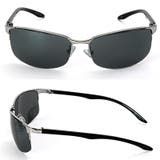 サングラス ハーフリム スクエア | LUXSTYLE | 詳細画像5 