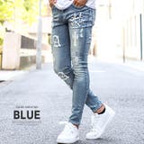 ブルー | デニムパンツ スキニーパンツ メンズ | LUXSTYLE