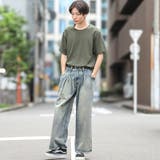 デニムパンツ ワイドパンツ メンズ | LUXSTYLE | 詳細画像7