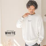 ホワイト | トレーナー 長袖 スウェット | LUXSTYLE