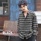 ブラック | 長袖シャツ ネルシャツ メンズ | LUXSTYLE