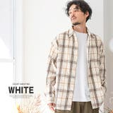 ホワイト | 長袖シャツ ネルシャツ メンズ | LUXSTYLE