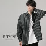 B | シャツ 長袖 メンズ | LUXSTYLE
