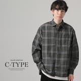 C | シャツ 長袖 メンズ | LUXSTYLE