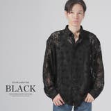 ブラック | 長袖シャツ メンズ カジュアルシャツ | LUXSTYLE
