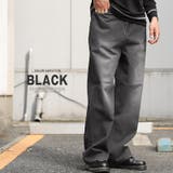 ブラック | デニムパンツ メンズ ワイド | LUXSTYLE