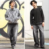 デニムパンツ メンズ ワイド | LUXSTYLE | 詳細画像5