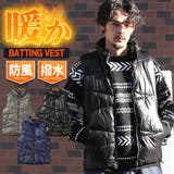 中綿ベスト メンズ レディース | LUXSTYLE | 詳細画像1