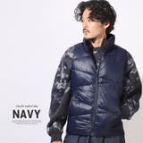 ネイビー | 中綿ベスト メンズ レディース | LUXSTYLE