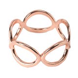 22926ピンクゴールド | スカーフリング レディース リング | LUXSTYLE