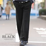 ブラック | ワイドパンツ メンズ レディース | LUXSTYLE