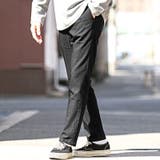 ブラック | スラックス パンツ テーパードパンツ | LUXSTYLE