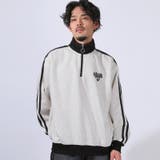 杢ホワイト | トレーナー スウェット ハーフジップ | LUXSTYLE
