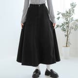 ブラック | デニムスカート レディース ロングスカート | LUXSTYLE