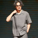 グレー | ボトムス別売り 半袖シャツ 開襟シャツ | LUXSTYLE