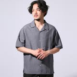 ネイビー | ボトムス別売り 半袖シャツ 開襟シャツ | LUXSTYLE