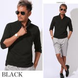 ブラック | ポロシャツ 7分袖 メンズ | LUXSTYLE