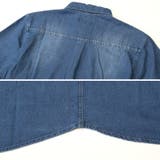 長袖シャツ デニムシャツ カジュアルシャツ | LUXSTYLE | 詳細画像13