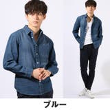 長袖シャツ デニムシャツ カジュアルシャツ | LUXSTYLE | 詳細画像8