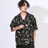 ブラック | 半袖シャツ オープンカラーシャツ メンズ | LUXSTYLE