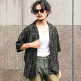 ブラック | 半袖シャツ オープンカラーシャツ メンズ | LUXSTYLE