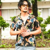 ブラック | 半袖シャツ オープンカラーシャツ アロハシャツ | LUXSTYLE