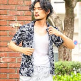 ネイビー | 半袖シャツ オープンカラーシャツ アロハシャツ | LUXSTYLE