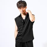 ブラック | シャツ ノースリーブ ノースリーブシャツ | LUXSTYLE