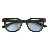 マットブラック×ブルー | サングラス メンズ レディース | LUXSTYLE