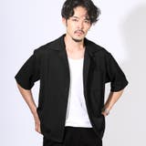 ブラック | 半袖シャツ 開襟シャツ メンズ | LUXSTYLE