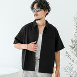 ブラック | ボトムス別売り シャツ 半袖 | LUXSTYLE