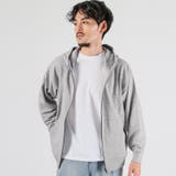 杢グレー | パーカー フーディ ジップアップパーカー | LUXSTYLE