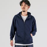 ネイビー | パーカー フーディ ジップアップパーカー | LUXSTYLE
