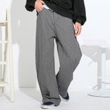 ブラック | カーブパンツ ワイドパンツ デニム | LUXSTYLE