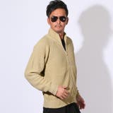 ベージュミックス | ニットジャケット メンズ ニット | LUXSTYLE