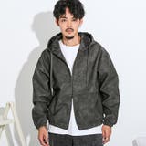 ブラック | ジップパーカー メンズ PUレザー | LUXSTYLE