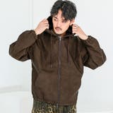 ブラウン | ジップパーカー メンズ PUレザー | LUXSTYLE